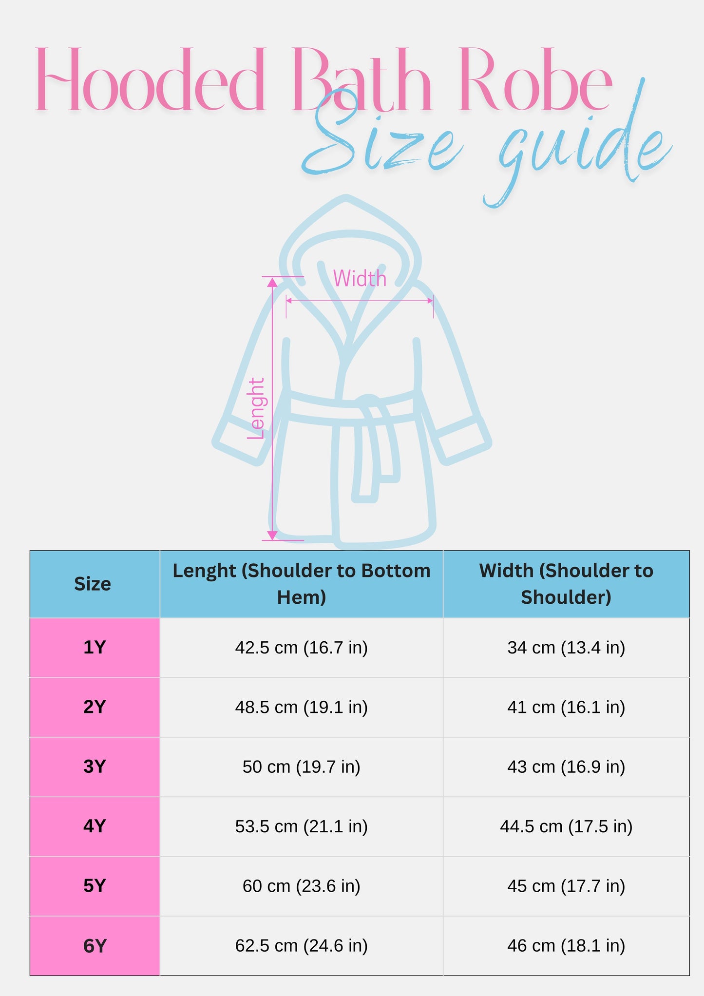 Children's Safari Collection Hooded Bath Robe - Mint Green