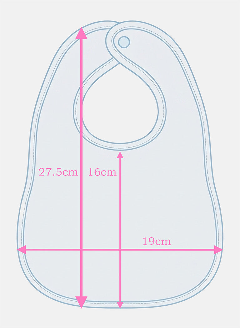 Baby Bib - Safari Collection - Baby Blue