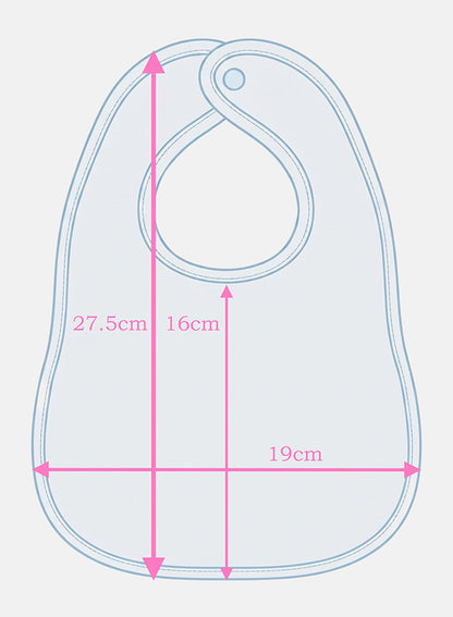 Baby Bib - Safari Collection - Baby Blue