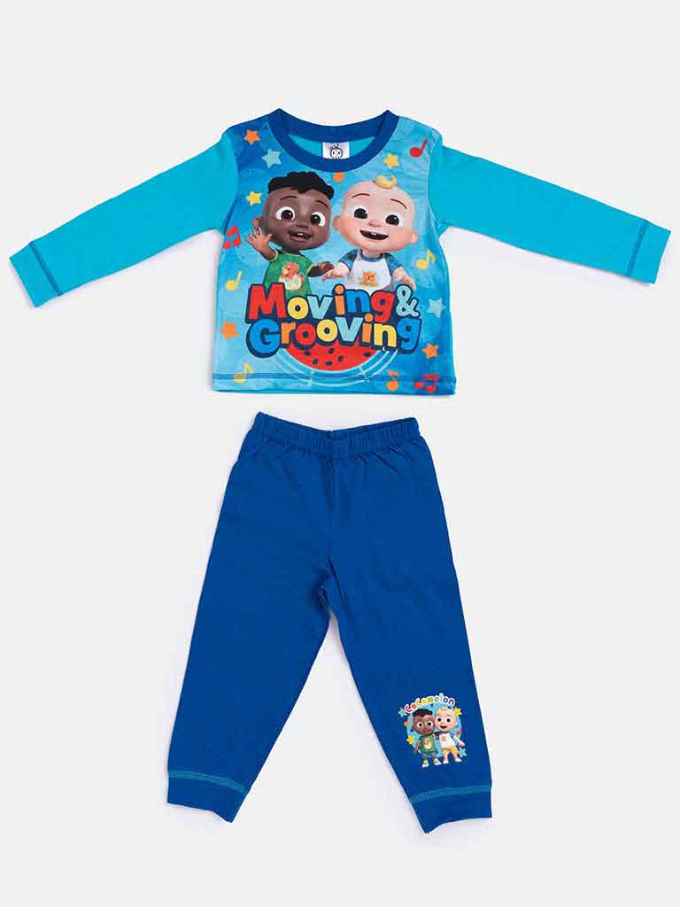 Cocomelon Baby Boy Long Pyjama Set - Blue