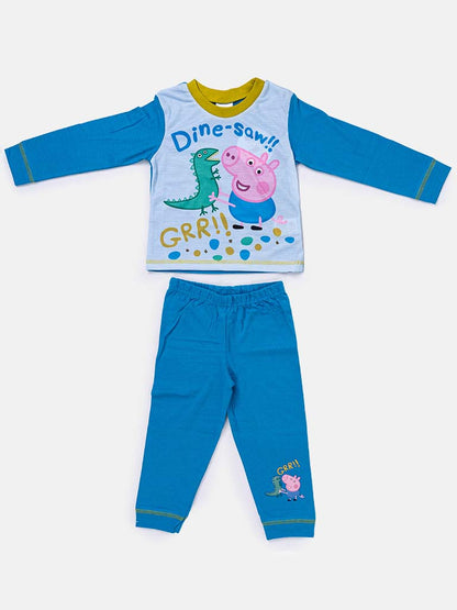 Peppa Pig Baby Boy Long Pyjama Set - Blue