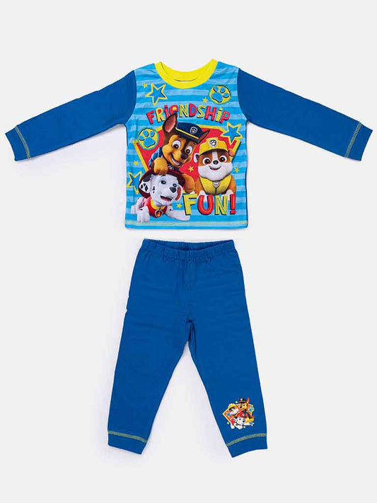 Paw Patrol Baby Boy Long Pyjama Set - Blue