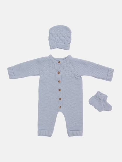 Baby Avila Collection Knitted Set - Baby Blue