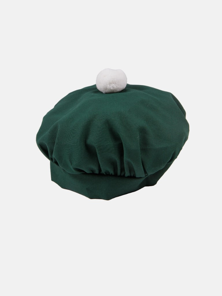 Baby Girl Star Collection Dress with Tartan Beret - Green & Tartan