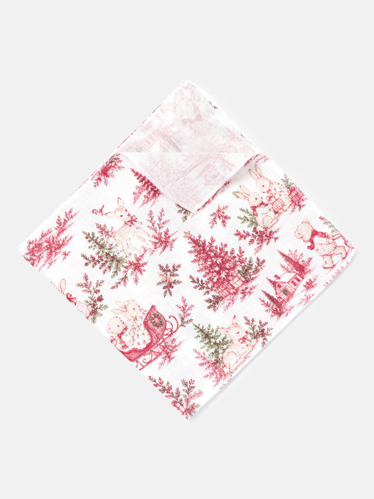 Baby Muslin Square - Christmas Print Collection - LIMITED EDITION
