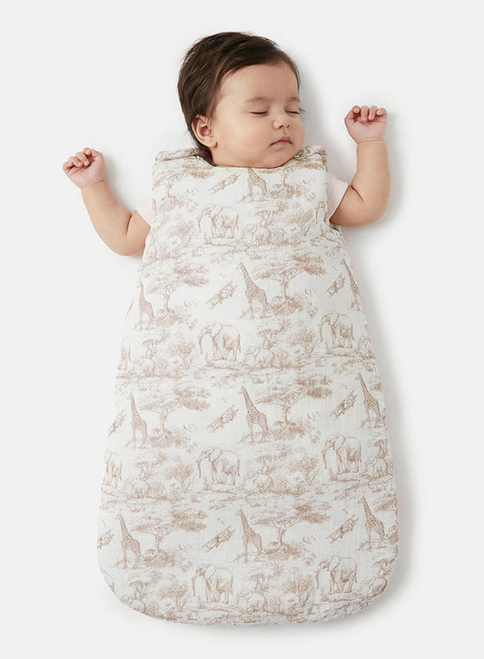 Baby Safari Collection Sleeping Bag - Beige