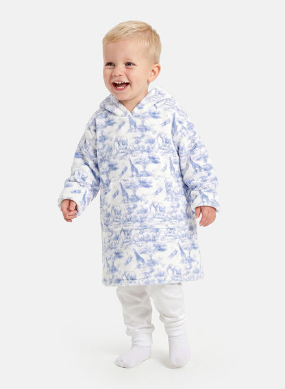 Children's Safari Collection Snuggle Hoodie - Baby Blue