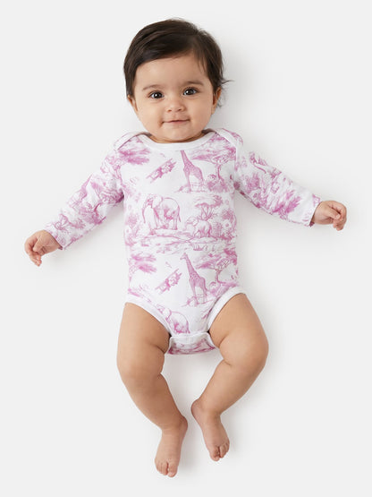 Baby All-In-One 5-Piece Set Safari Collection - Baby Pink