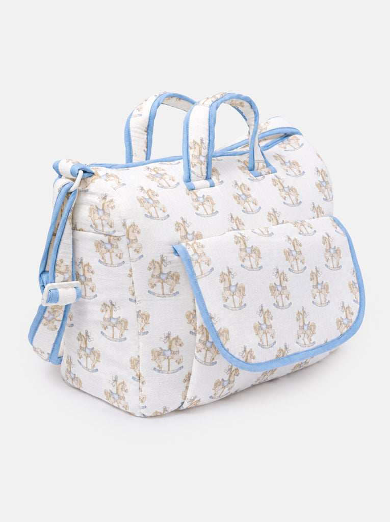 Changing Bag - Rocking Horse Collection - Baby Blue