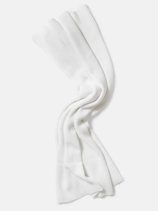 Baby Knitted Blanket for Embroidery - White