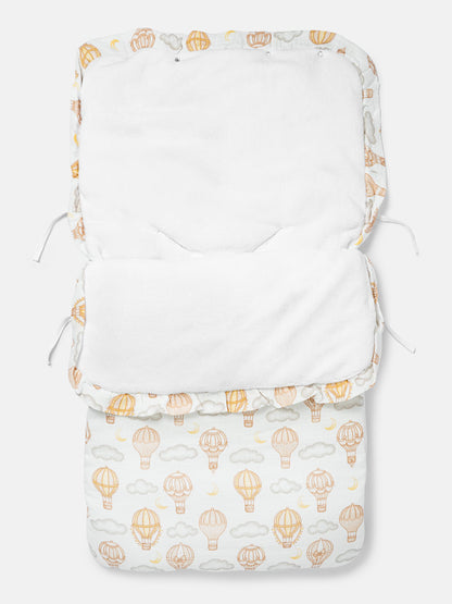 Baby Hot Air Balloon Collection Footmuff - Beige