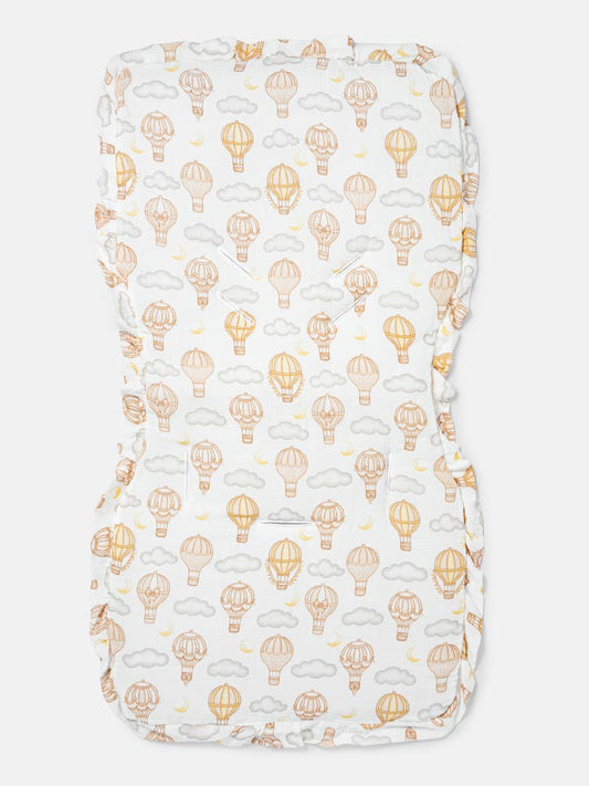 Baby Hot Air Balloon Collection Car Seat Liner - Beige