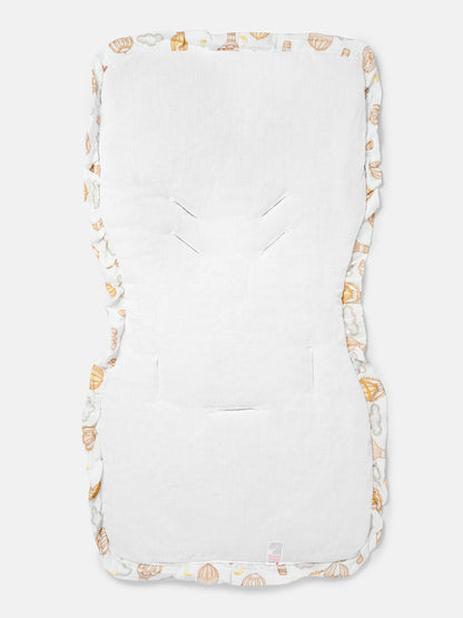Baby Hot Air Balloon Collection Car Seat Liner - Beige