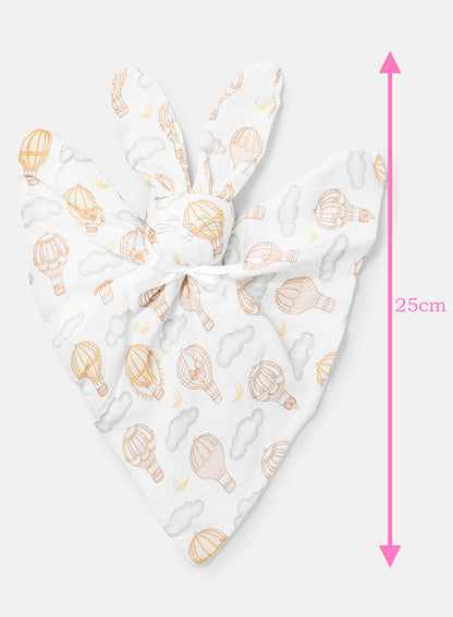 Baby Hot Air Balloon Collection Bunny Comforter - Beige