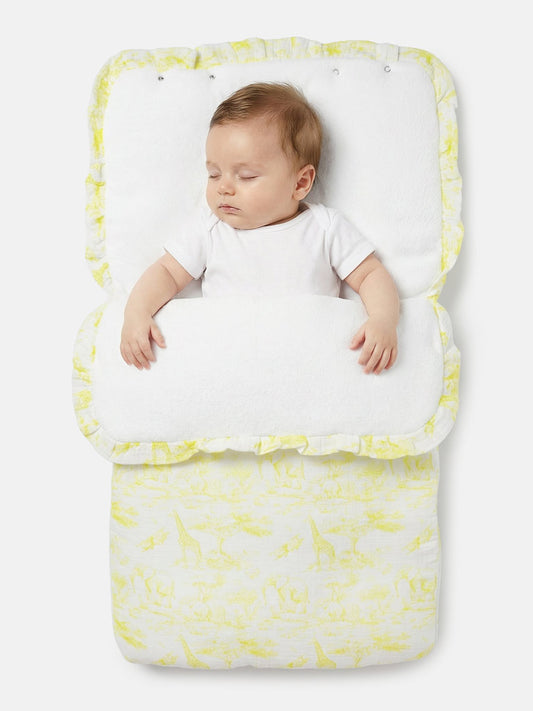 Baby Safari Collection Footmuff - Lemon Yellow
