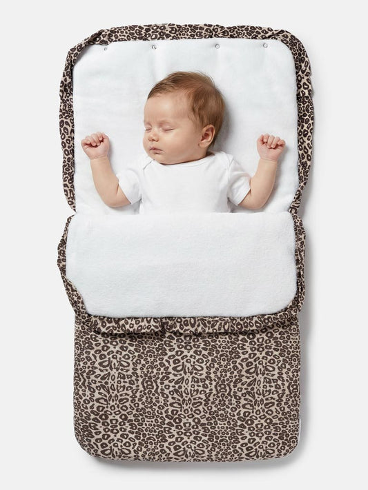 Baby Safari Collection Footmuff - Leopard Print