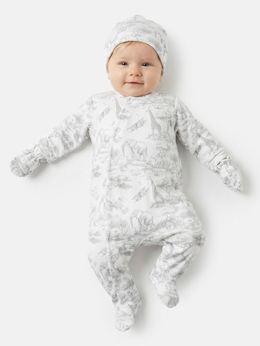 Baby Grow Safari Collection 3-Piece Set - Grey