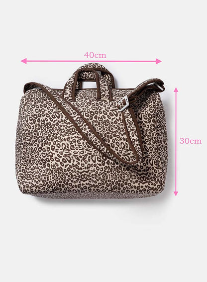 Safari Collection Changing Bag - Leopard Print