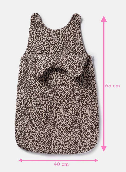 Baby Safari Collection Sleeping Bag - Leopard Print