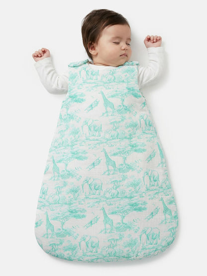 Baby Safari Collection Sleeping Bag - Mint Green