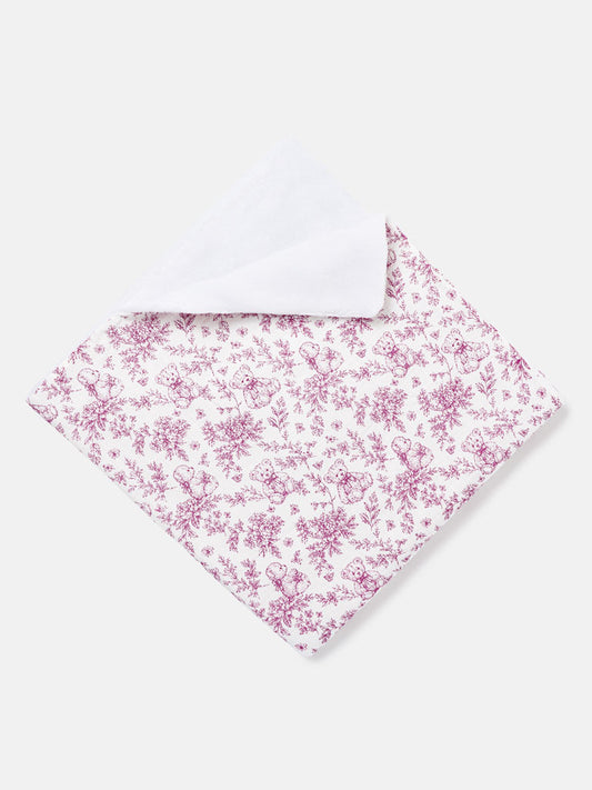Baby Blanket - Teddy Collection - Cherry Red