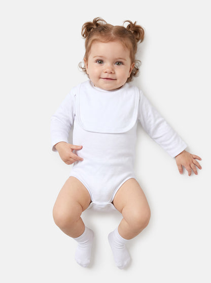 Baby Grow 5-Piece Cotton Set for Embroidery - White